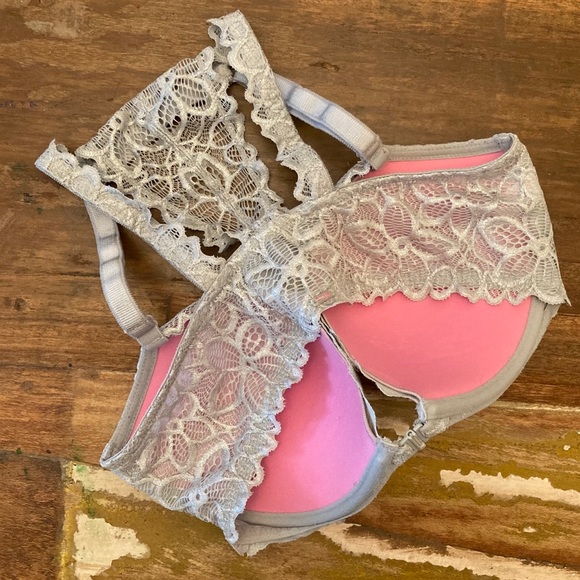 Grey Lace Racerback - Picture 3 of 5